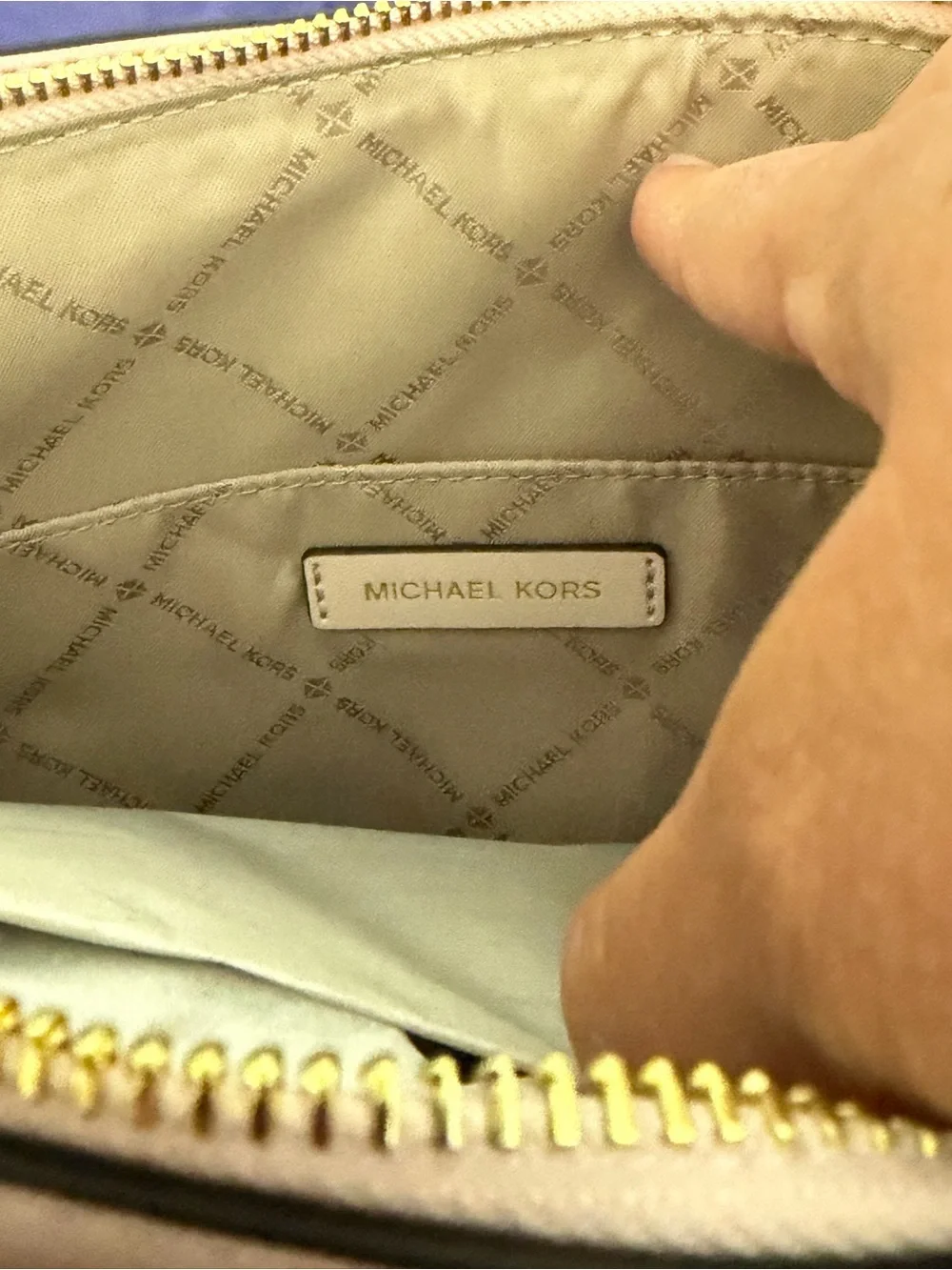 Michael Kors Soho Medium Quilted Tote Bag in Powder Blush Pink